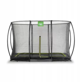    Trambulina deasupra solului silueta 214x305cm cu plasa neagra Exit