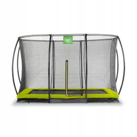    Trambulina deasupra solului siluetă 214x305cm cu plasă verde Exit
