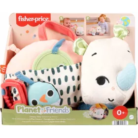    Jucărie senzorială Fisher-Price Rhinoceros pentru bebeluși HYR55