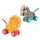  Fisher-Price Animale din lemn pentru împins, set de 2 bucăți
