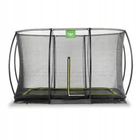    Trambulina deasupra solului silueta 244x366cm cu plasa neagra Exit