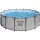  Piscina cu cadru de otel cu scara, capac, pompa si filtru 549cm x 122cm
