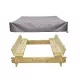 Husă ECO pentru Nisipară 120x120x20 cm Rezistentă la Apă și UV, Uz Tot Anul