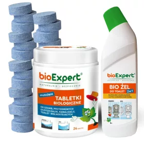    Bacterii pentru fose septice Tablete biologice pentru 2 ANI 24 buc + GEL BIOEXPERT