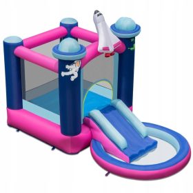    Tobogan gonflabil pentru copii cu piscina gonflabila 154 x 150 cm