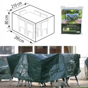   Husă de Protecție pentru Mobilier de Grădină, Verde - Impermeabilă și UV
