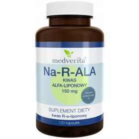   Na-R-ALA - Supliment cu Acid Alfa-Liponic Stabilizat Sodic, 120 capsule