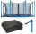  Plasa de trambulina de interior 10FT 305/312 cu 8 stâlpi 10FT/8
