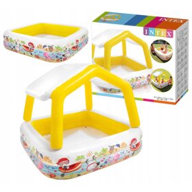    Piscina Copii Cu Acoperis Piscină gonflabilă pentru copii cu fund moale