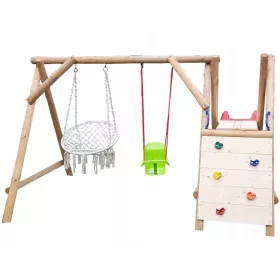    LOC DE JOCĂ DIN LEMN PENTRU Grădină HAPPY PLACDUO GALEȚĂ+CUUB DE LEMN GRUP