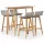 Set Mobilier Bar pentru Grădină din Lemn de Acacia și Rattan PE