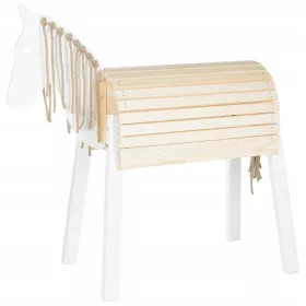  Cal de lemn Cal de lemn (culoare: natural, alb)