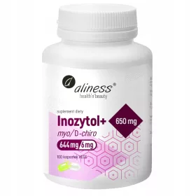   Aliness Inozytol+ 650 mg cu Vitamina B6 - Supliment Alimentar, 100 Capsule