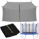  PLASA DE TRAMPLINĂ DE INTERIOR PUTERNICĂ DE PROTECȚIE pentru 8 STÂLPI 426-430 cm 14FT