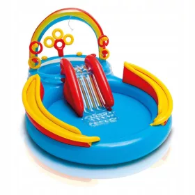  Loc de joacă Rainbow cu tobogan Intex ZI-57453