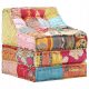  PERNA PATCHWORK Puf modular POUF CANAPEA FOTOLII Bancă din stofă Chaise-longue