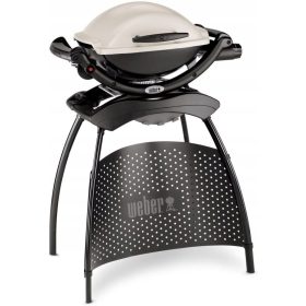  Weber Q1000 Titan Grill Gaz, Negru/Alb, 69x49x61 cm