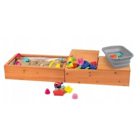  PLAYTIVE DIN LEMN BALCON SANDBOX + REZERVOR APA NOU 12+