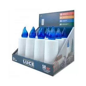   Cartuş Electric pentru Lumânare cu Baterie Inclusă, 15cm, cu LED Ultră Economic şi Efect de Pâlpâire, Rezistent la Apă