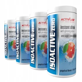   Băutură Izotonică ISOACTIVE ZERO cu Aromă de Grapefruit - 0 Calorii, 0 Zahăr