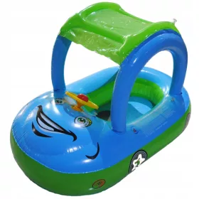    mașină pentru un copil pentru o piscină cu un acoperiș, o roată, o jucărie cu apă