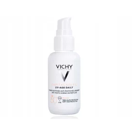   Vichy Capital Soleil, Fluide Colorat SPF 50+, 40 ml - Protecție Înaltă împotriva Foto-îmbătrânirii