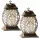 Lumânări Memorial Elegante Aurii Premium din Sticlă - Set de 2