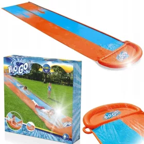    tobogan cu apă tobogan cu apă H2O GO BESTWAY lungime 488 cm alunecare delicată