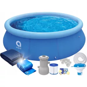    AVENLI 17793EU PISCINA DE EXTENSIUNE DE GRADINA CU POMPA 3M PISCINA DE FAMILIE MARE