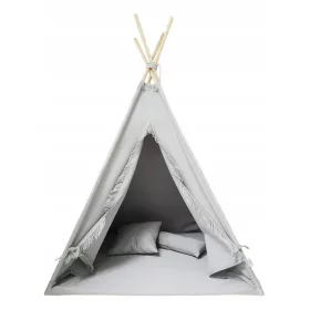  Cort Tipi Teepee Wigwam MONIO GREY + perne + mat