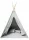  Cort Tipi Teepee Wigwam MONIO GREY + perne + mat