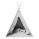  Cort Tipi Teepee Wigwam MONIO GREY + perne + mat