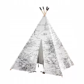  Cort tipi pentru copii Wigwam pentru camera World Map