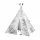  Cort tipi pentru copii Wigwam pentru camera World Map