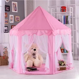    Cort copii roz PALAT COPIILOR PENTRU CASA SI GRADINA 135x135x140cm
