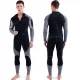  Costum pentru bărbați din neopren de 3 mm, cu fermoar frontal, costum de scufundări 2B