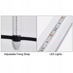  Sistem de iluminat cu LED-uri cu geantă de transport KR