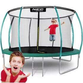    Trambulina de gradina cu plasa interioara profilata 12ft / 374cm Neo-Sport