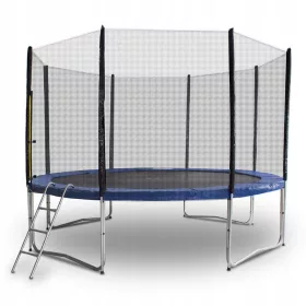    Trambulina de gradina de 10 ft cu plasa si husa pentru fitness, seif solid