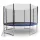  Trambulina de gradina de 10 ft cu plasa si husa pentru fitness, seif solid