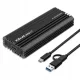  Carcasă Qoltec NV2270 pentru SSD M.2 SATA NVMe USB-C 2TB