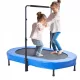  Trambulina 143.5CM Sarcina 100KG Inaltime Reglabila Albastru Pentru Copii