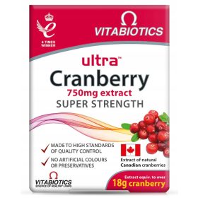   Supliment Dietetic Ultra Cranberry de la Vitabiotics - 30 Tablete