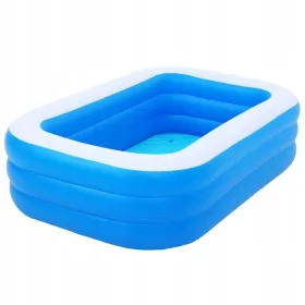    Piscină De Grădină Piscină Gonflabilă Dreptunghiulară Durabilă 305x185x56cm