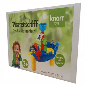  KNORRTOYS Masă cu nisip și apă Pirat navă pirat