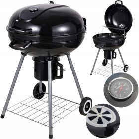    LANDGRAF GARDEN GRĂTAR DE CARBUNE + TERMOMETR + CENSĂ + RAFTURI