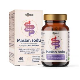   Maşlan de Sodiu EFIME 1000 mg - Optimizează Funcția Intestinală și Sprijină Microbiomul