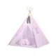  Cort TIPI pentru copii + saltea + pandantive cu pene - chevron roz