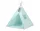  Cort TIPI pentru copii + saltea + pandantive cu pene - menta deschisa
