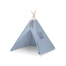  Cort Tipi pentru Copii + Pandantive Feather - Dirty Blue
